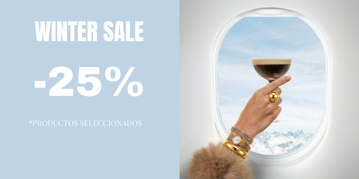 Descubre la Winter Sale -25%, una selección especial de joyas con significado y diseños únicos con 25% de descuento por tiempo limitado. Cruces, amuletos, colgantes y piezas más vendidas se unen en esta campaña de invierno pensada para regalar o regalarte.
Aprovecha esta oportunidad para hacerte con joyas especiales a un precio exclusivo y disfrutar de diseños atemporales que te acompañarán siempre.