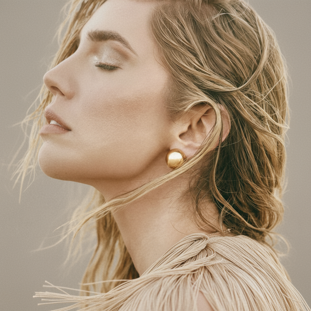 Colección Bola y Gota Bendita Eva | Joyas de plata de ley y plata bañada en oro 18K, hechas en España. Diseño minimalista con alma y feminidad.