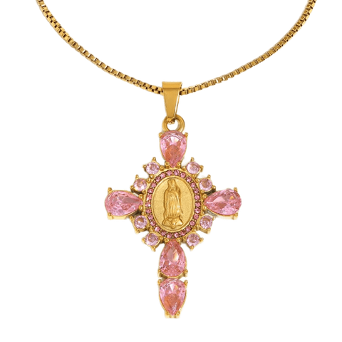Cruz Circonitas Rosas