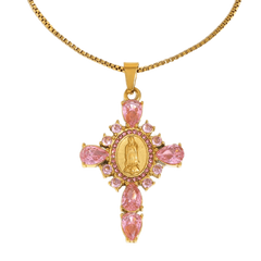 Cruz Circonitas Rosas