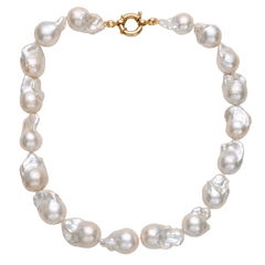 Collar de perlas barrocas 15-17 mm AAA