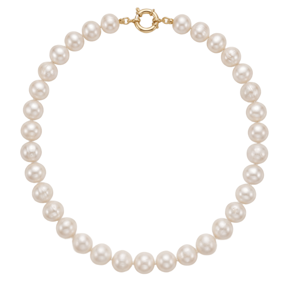 Collar de perlas redondas 13-14 mm AAA Charlotte