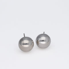 Pendientes Bola plata de ley 15 mm