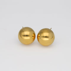 Pendientes oro Bola 20 mm