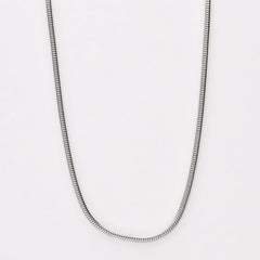 Cadena cordón plata