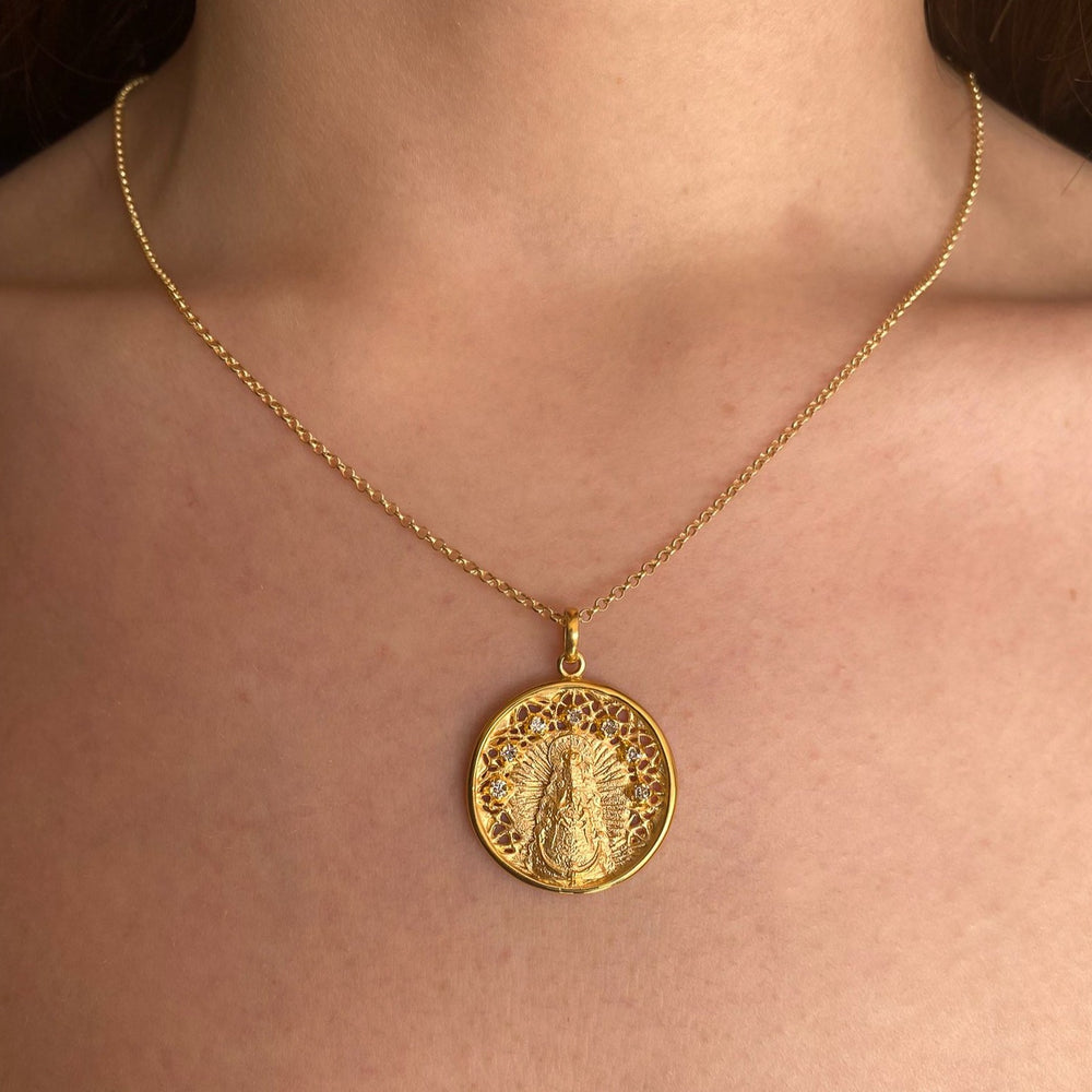 
                      
                        Charm medalla Virgen de la Milagrosa plata de ley - Bendita Eva
                      
                    