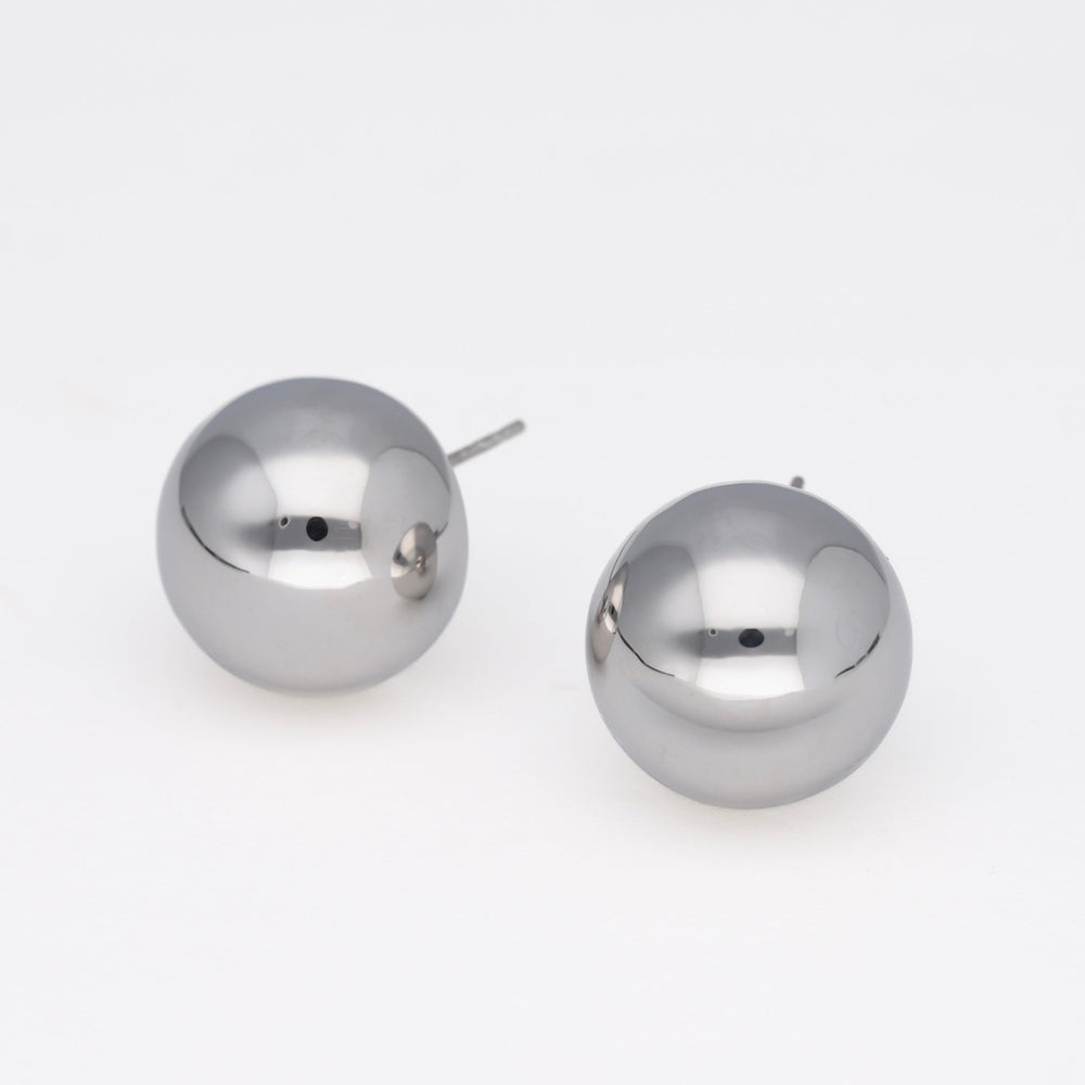 Pendientes Bola plata de ley 20 mm