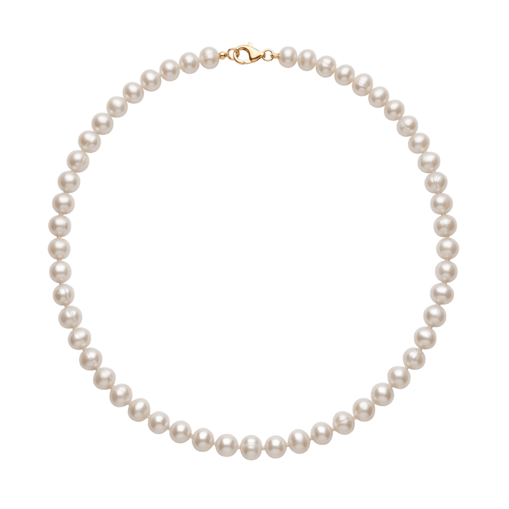 Collar de perlas redondas 8-9 mm AAA