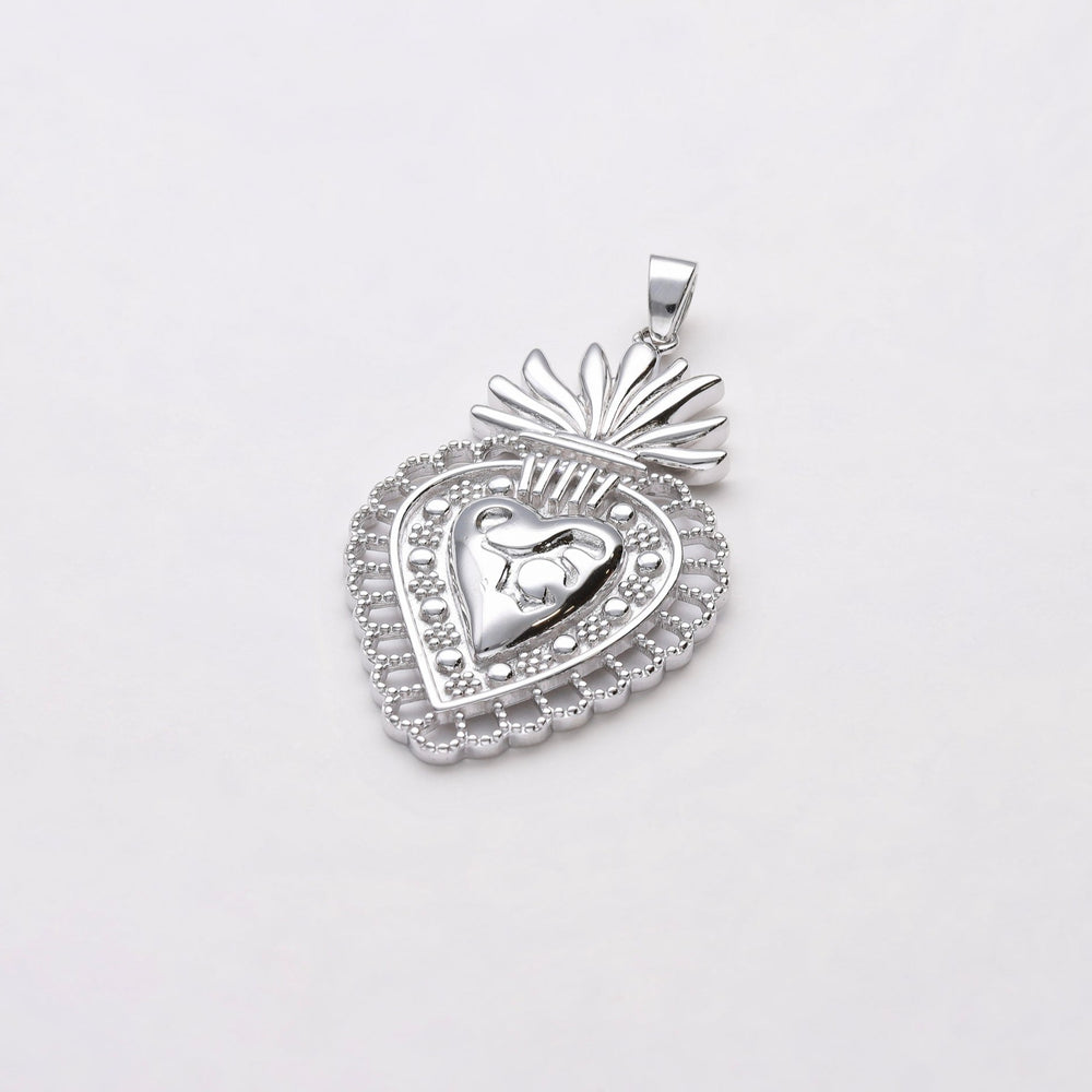 
                      
                        Sagrado corazon 4 cm plata - Bendita Eva
                      
                    