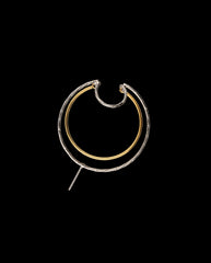 Laura gold and silver earrings