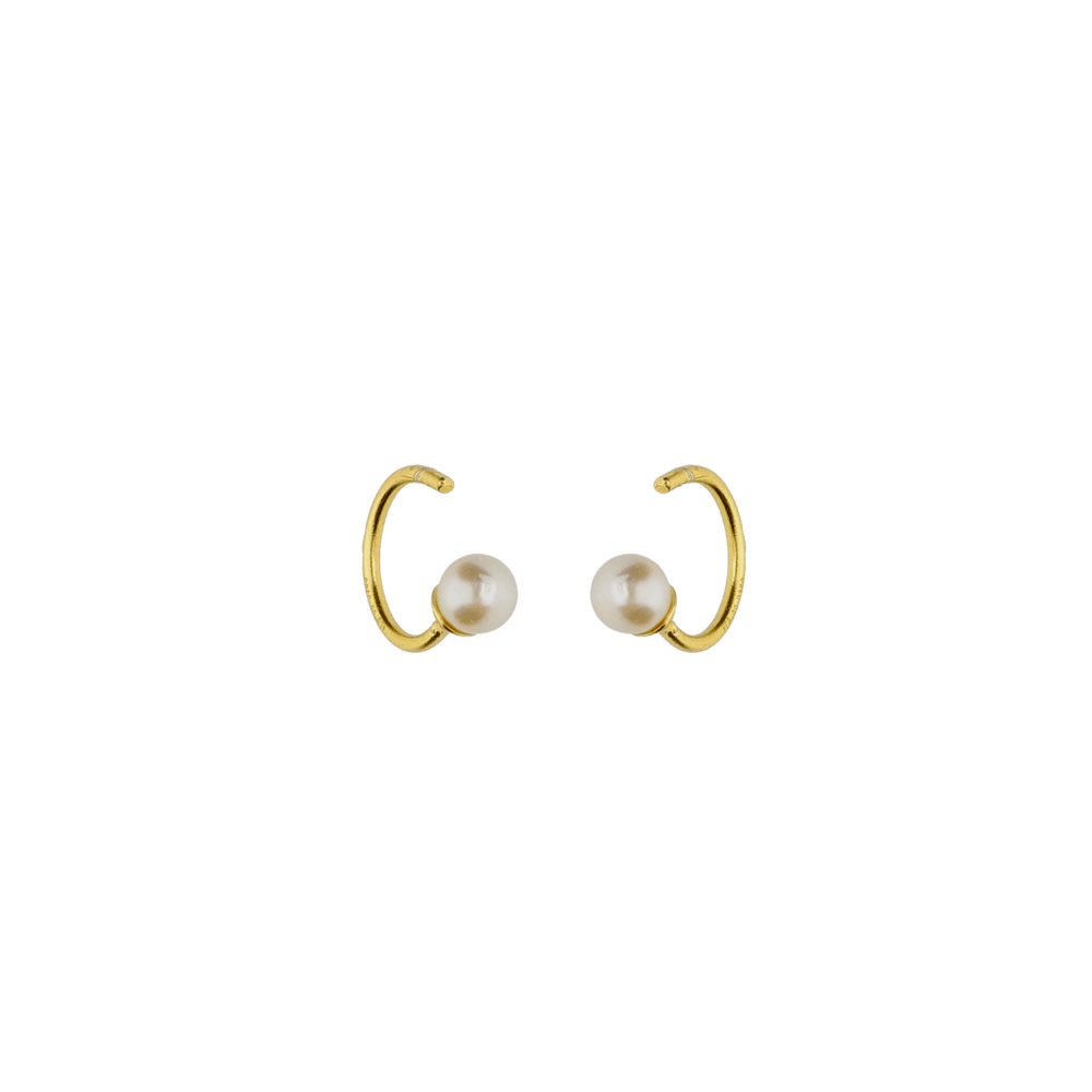 Earcuff ring with pearl