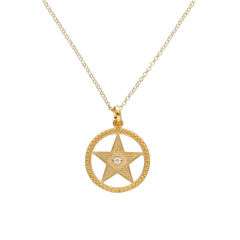 Colgante oro Sheriff