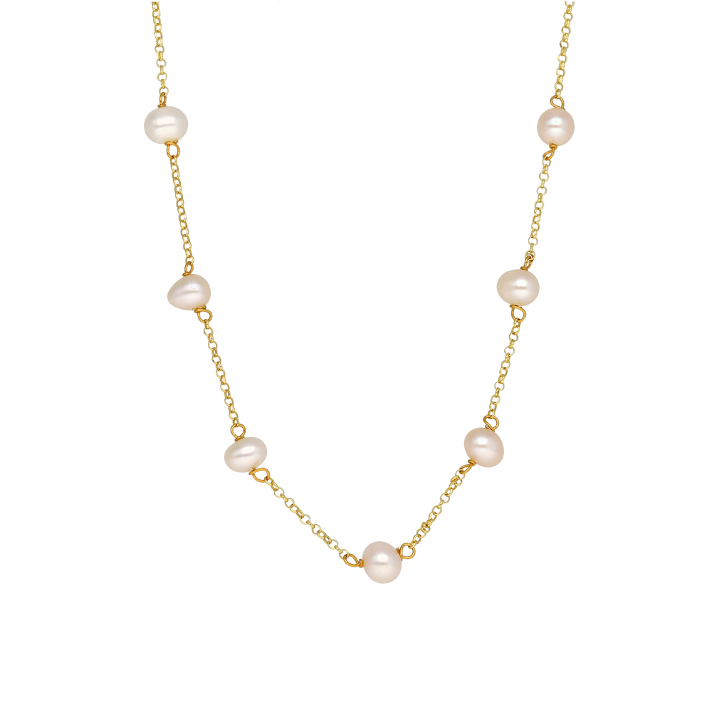
                      
                        cadena fina perlas pequeñas oro
                      
                    