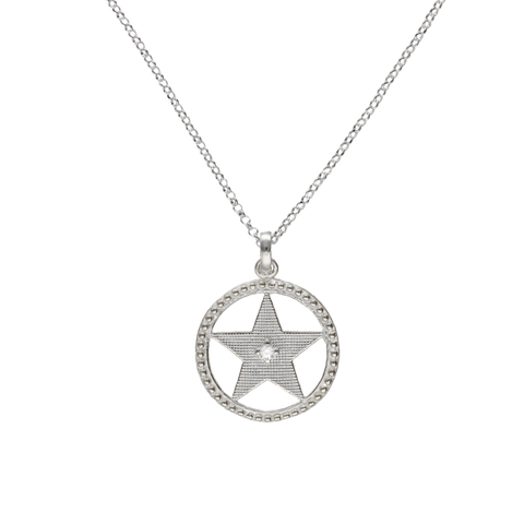 Sheriff-Anhänger aus Silber