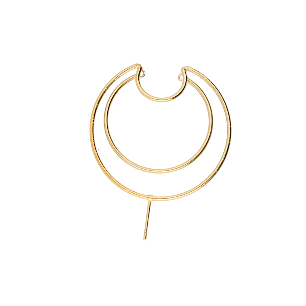 
                      
                        Martina double hoop gold earrings
                      
                    