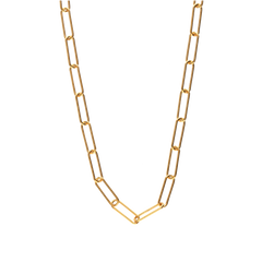 Small link gold chain