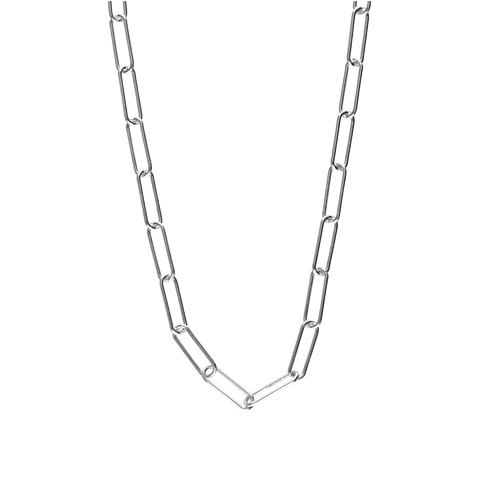 Small link silver chain