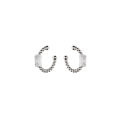 Ear cuff silver Zircon