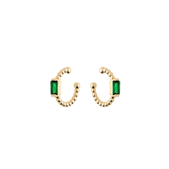 Zirkonia golden ear cuff