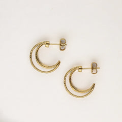 Kleine goldene Ohrringe Edna