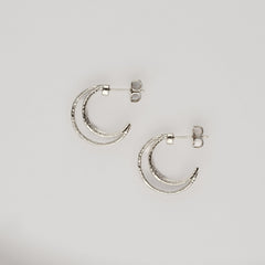 Kleine Edna Silberohrringe